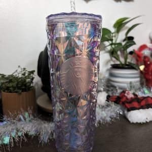 Starbucks Holiday 2023 Diamond Prism Venti Cold Cup 24 oz